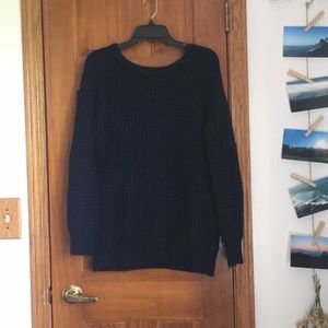 Navy oversized sweater